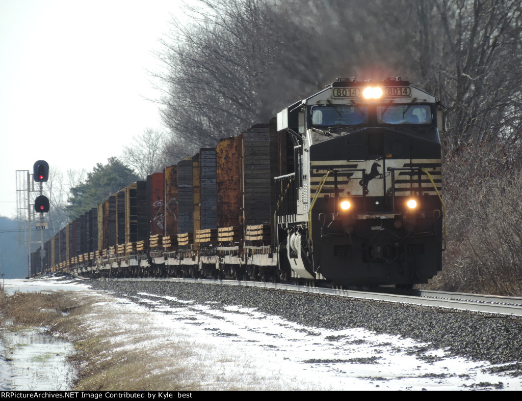 NS 954 steel plate train